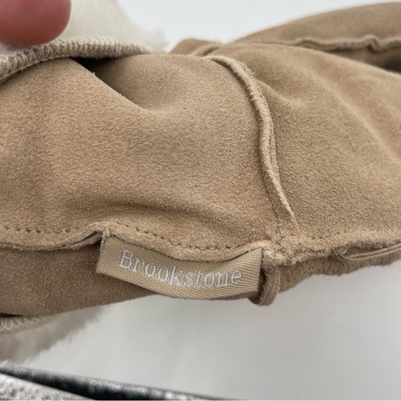 Brookestone Brown Suede Mittens - Picture 6 of 7